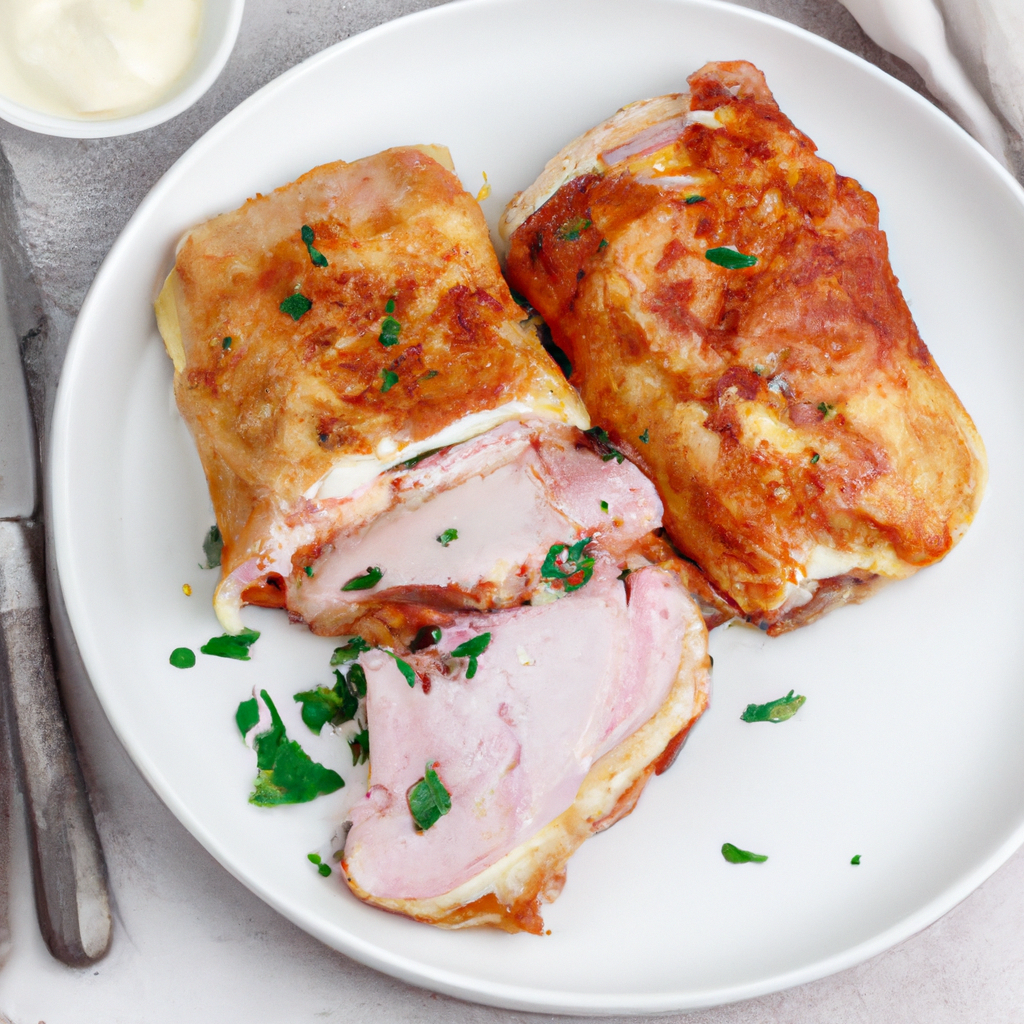 Grilled Chicken Cordon Bleu