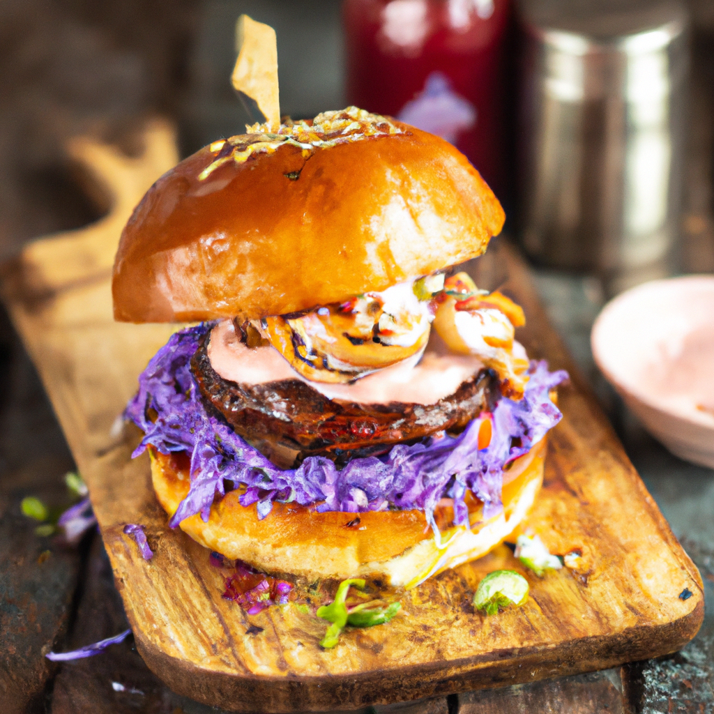 Barbecued Slaw Burgers