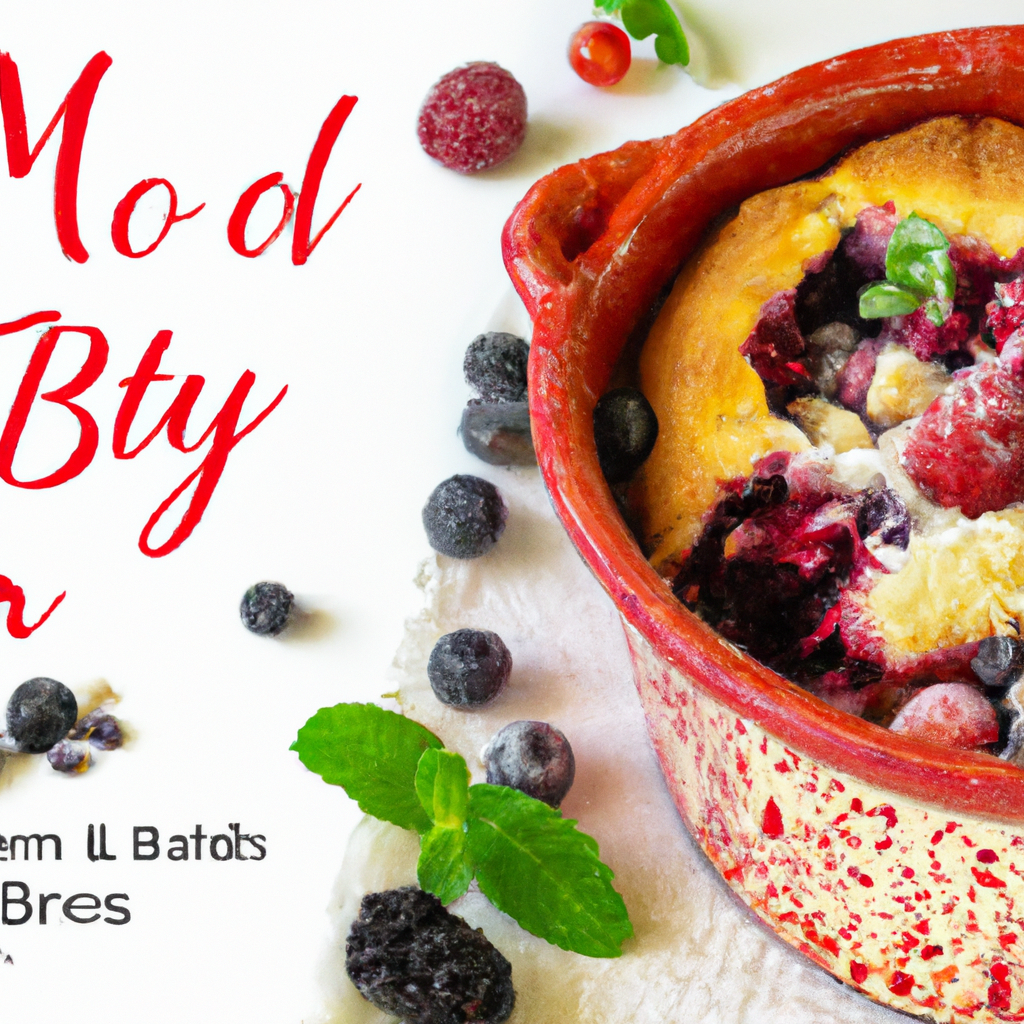 Mixed Berry Cobbler