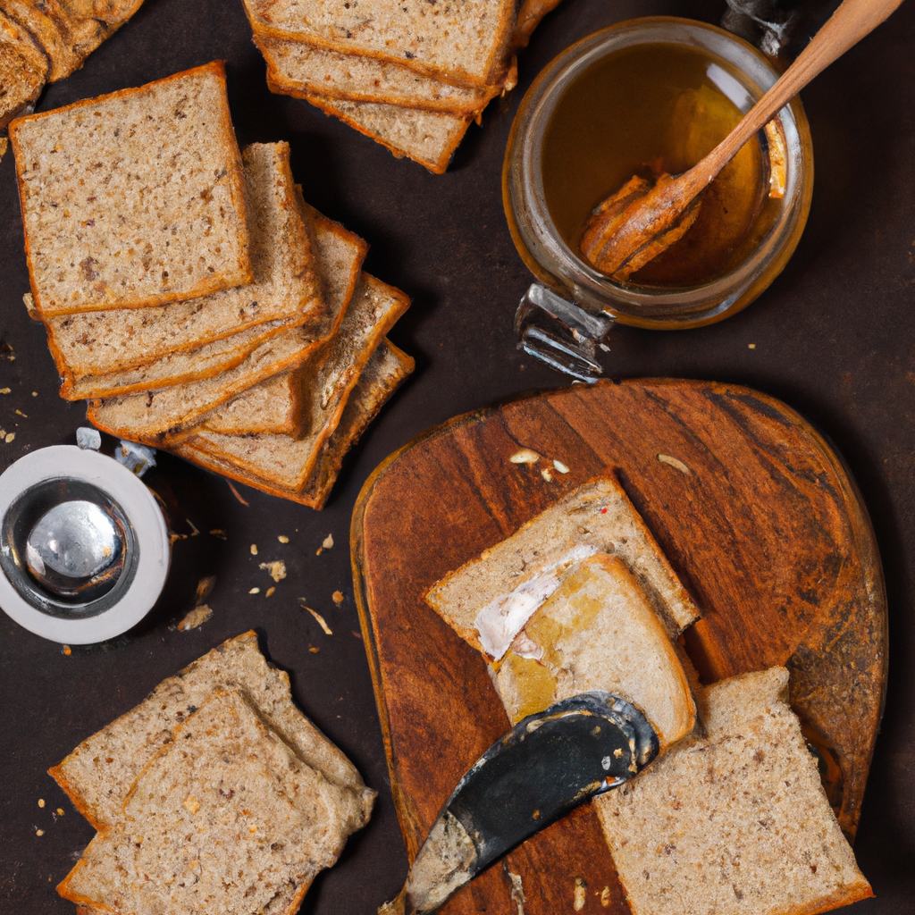 Rye Honey Crackers Russian Style