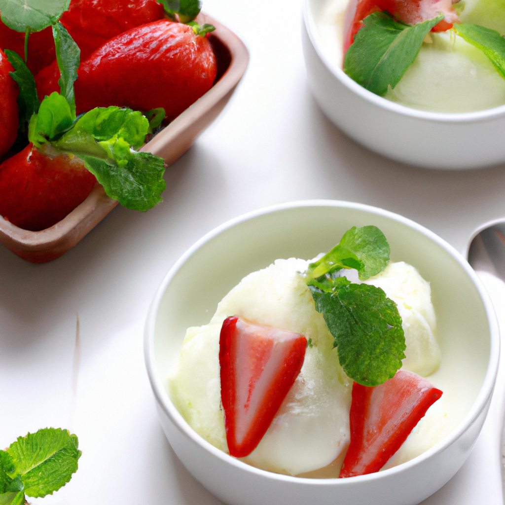 Creamy Strawberry Tofu Freeze
