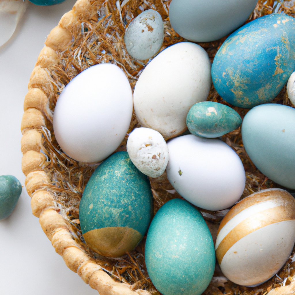 Marbleized Easter Eggs