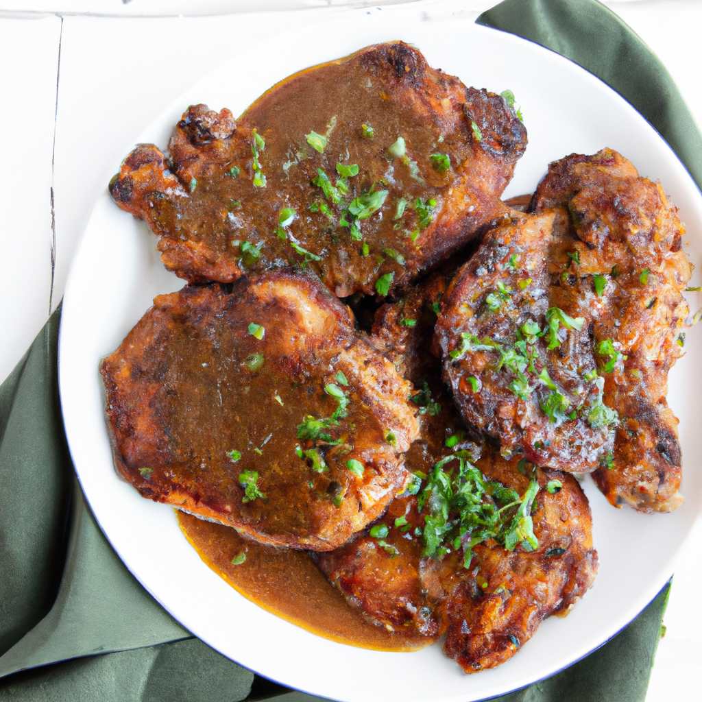Creole Pork Chops For 100