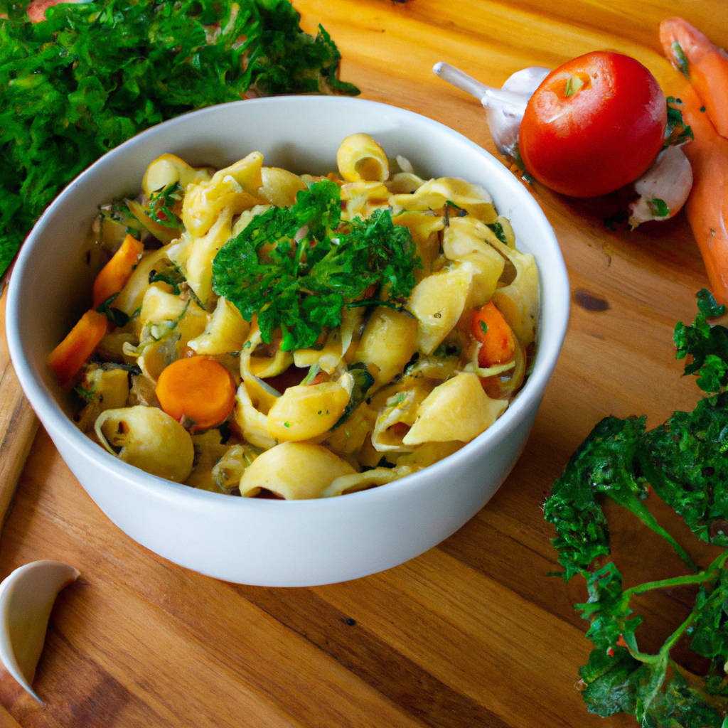 Gemuse Nudel Suppe