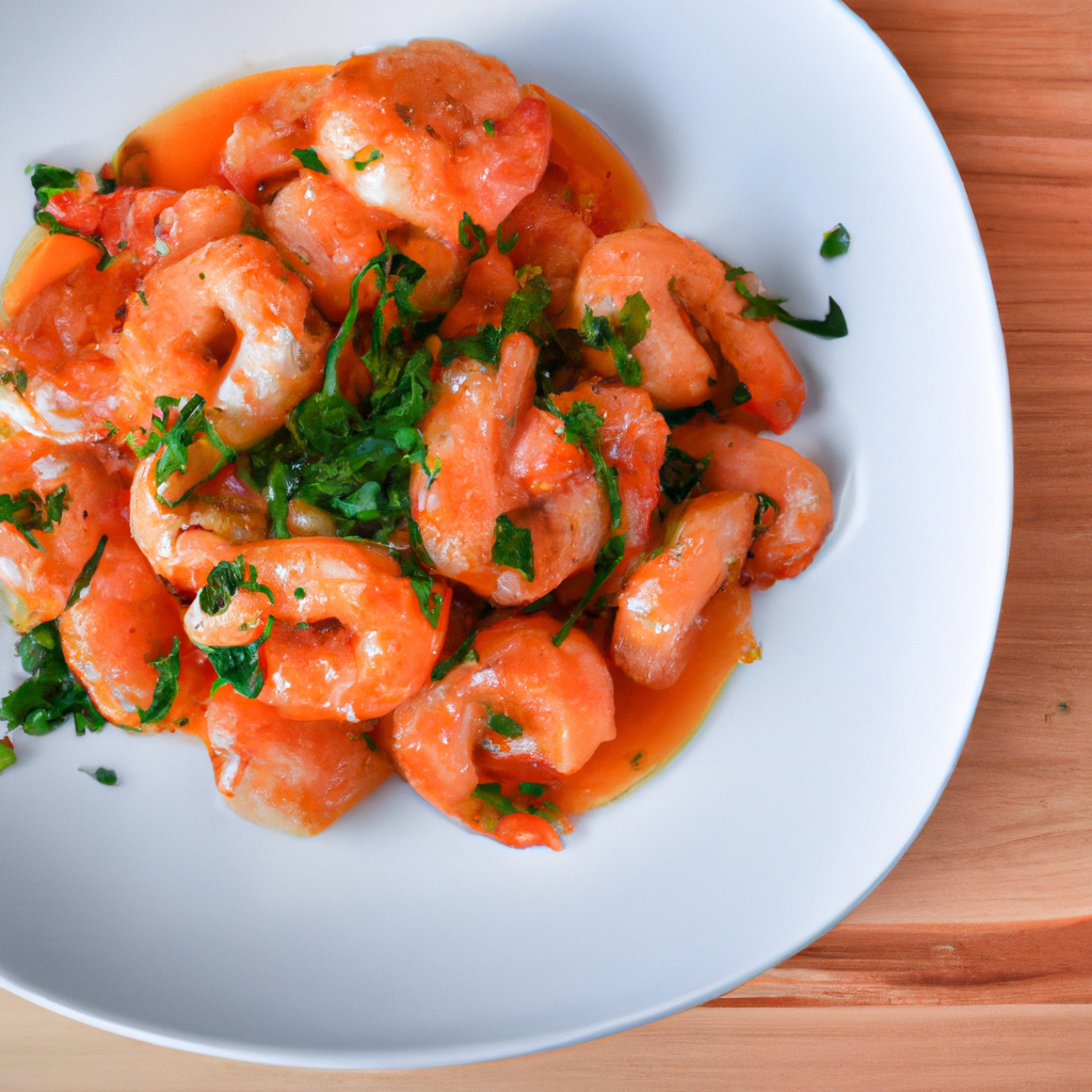 Hot Peppered Shrimp