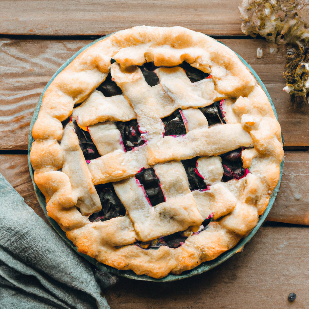 Bl&aring;b&auml;rspaj Blueberry Pie