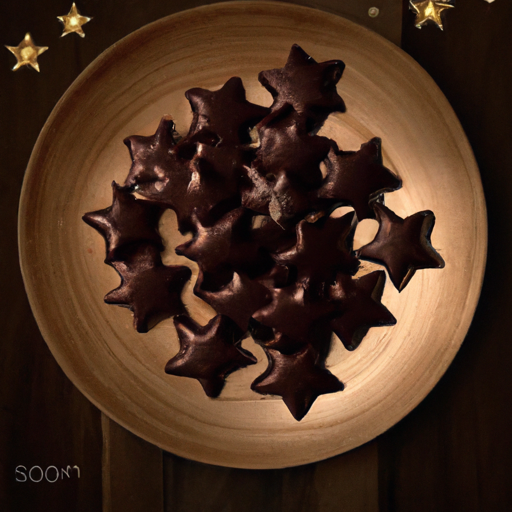 Schokoladensterne Chocolate Stars