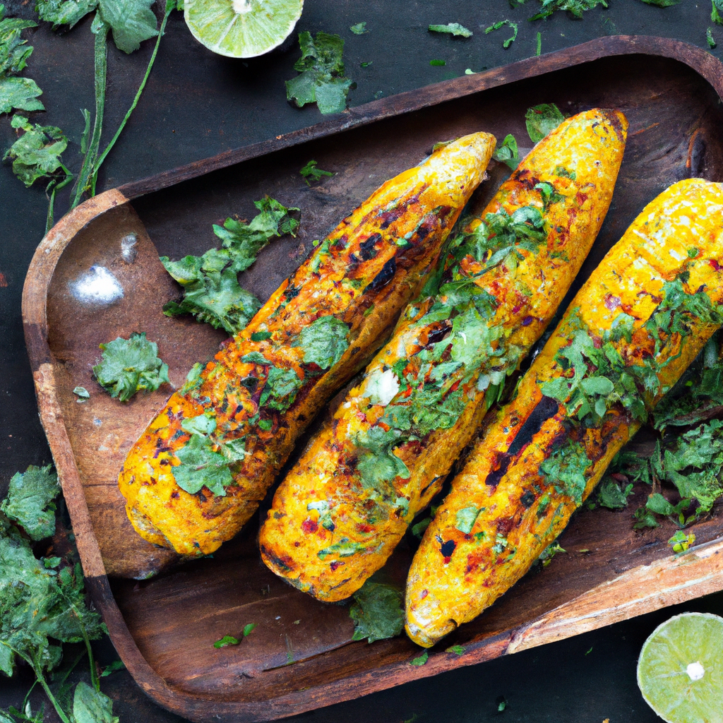 Sweet Corn With Lime Butter