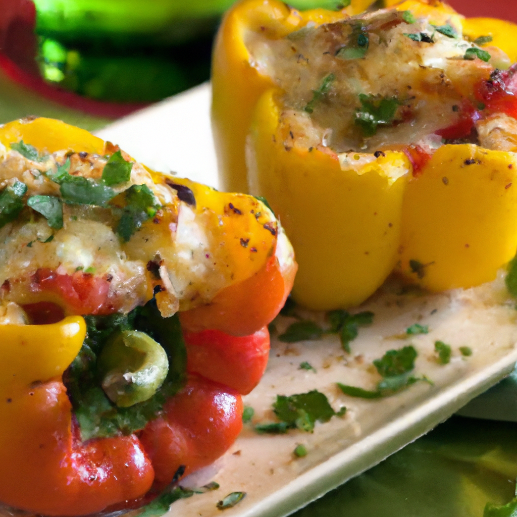 Gefullte Paprika Kase