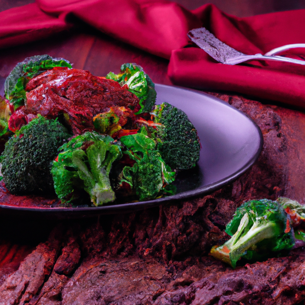 Broccoli With Onion Jack Sauce