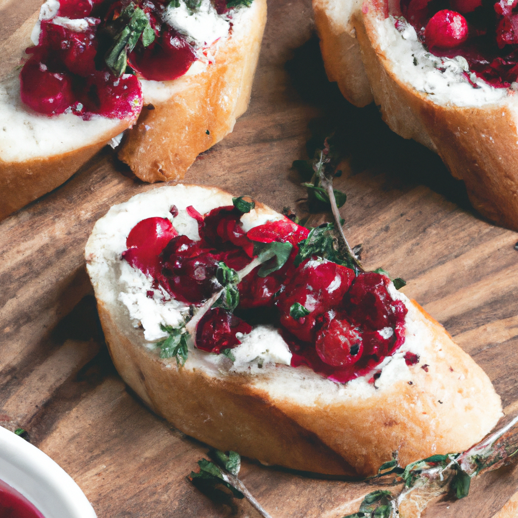Cranberry Bruschetta