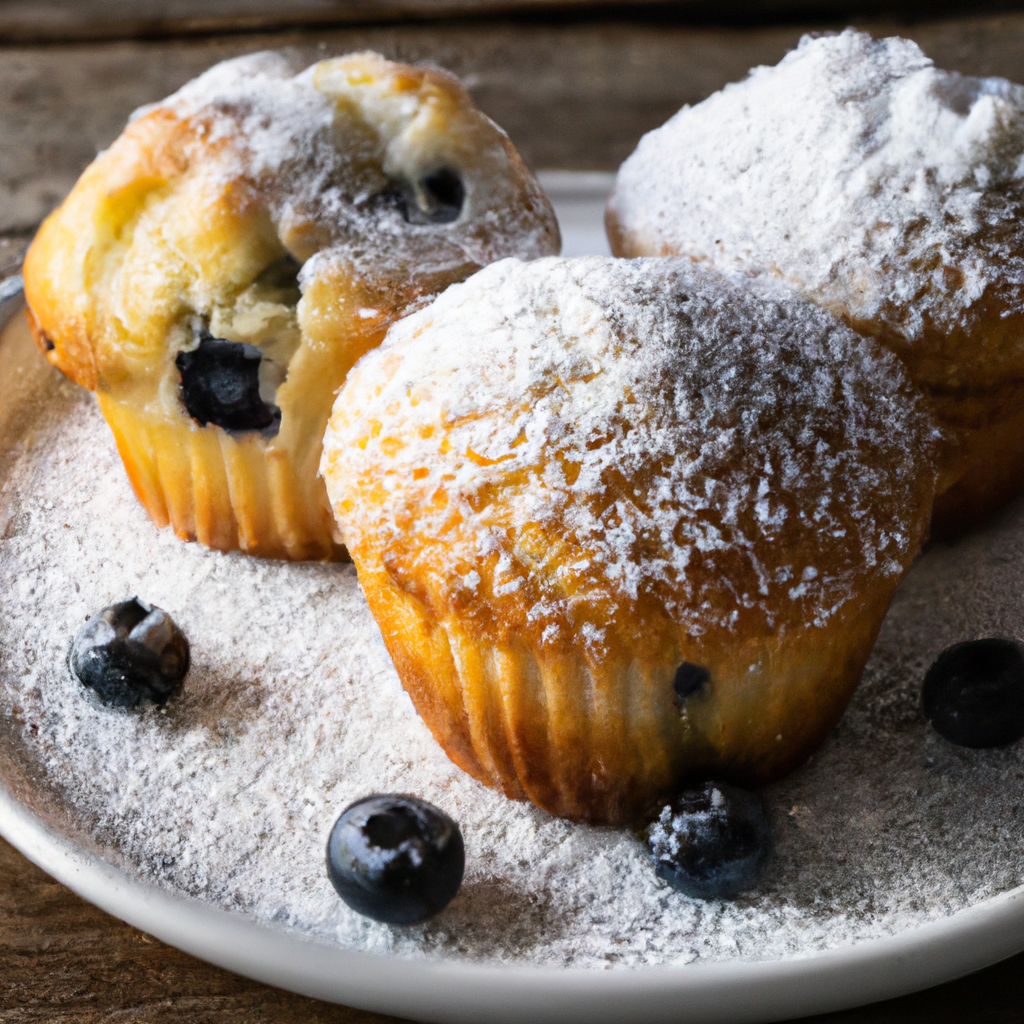 Bl&aring;b&aelig;rmuffins Blueberry Muffins