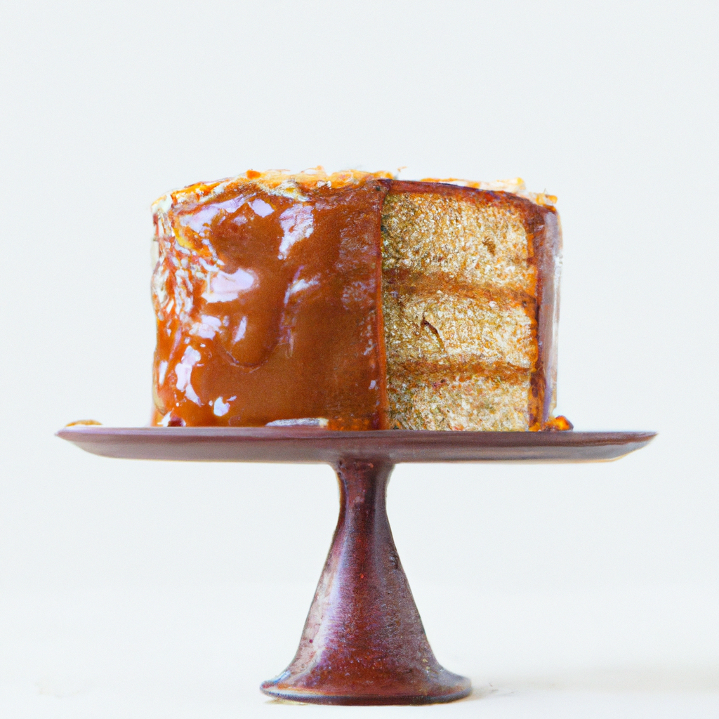 Toscakaka Almond Caramel Cake