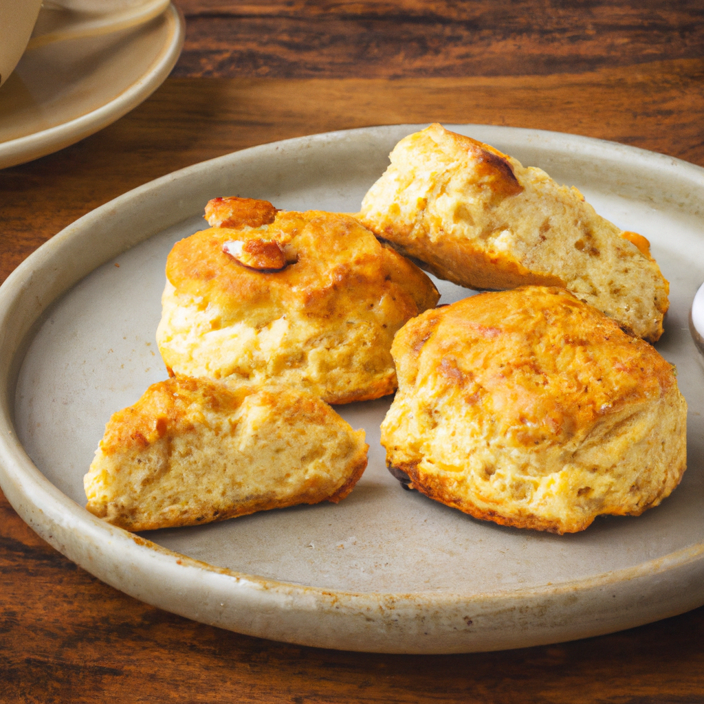 Almond Scones With Amaretto Butter