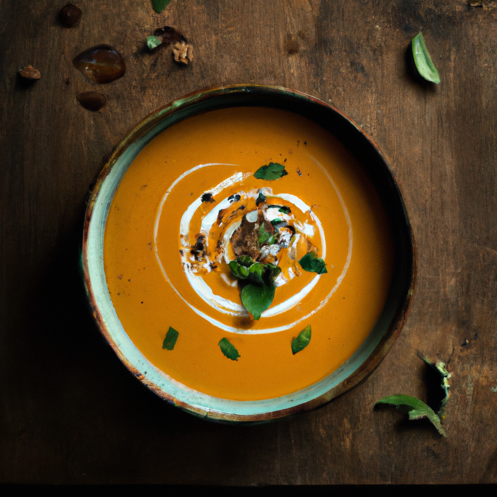 Pure And Simple Spiced Carrot Soup
