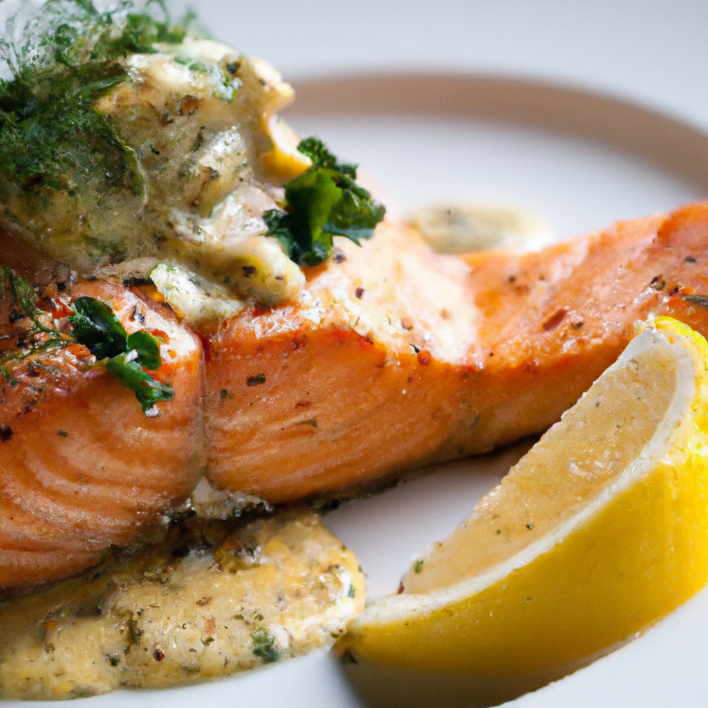Salmon Fillets With Mustard Cream Sauce