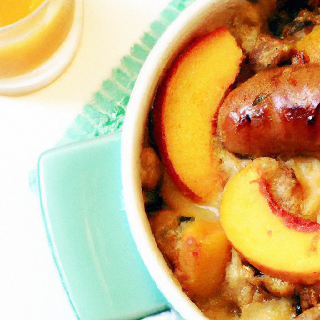 Sausage Peach Bake