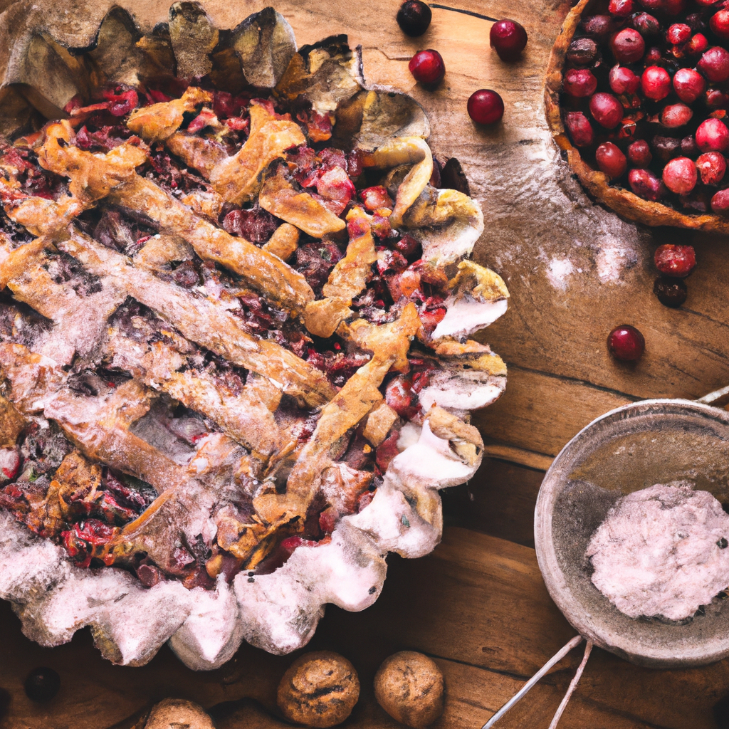 Cranberry Walnut Pie