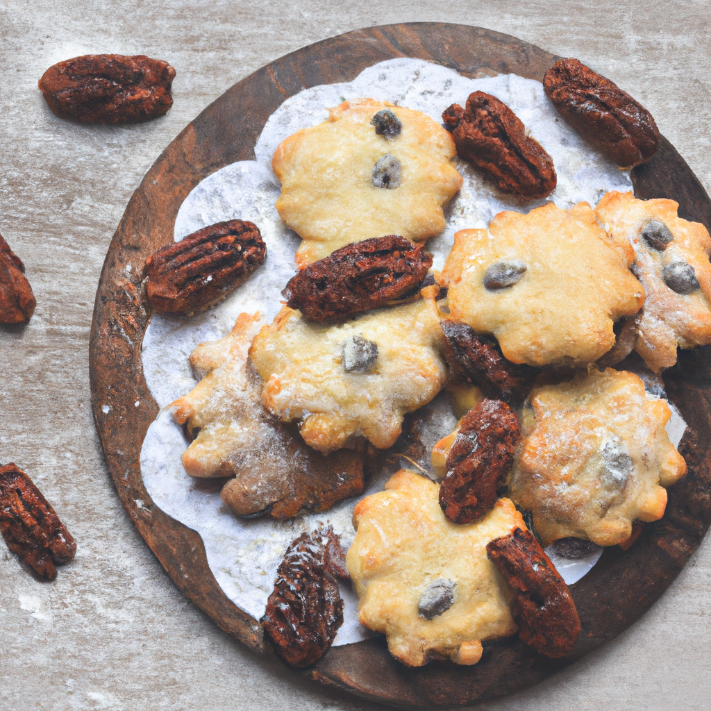 Pecan And Raisin Shortbread