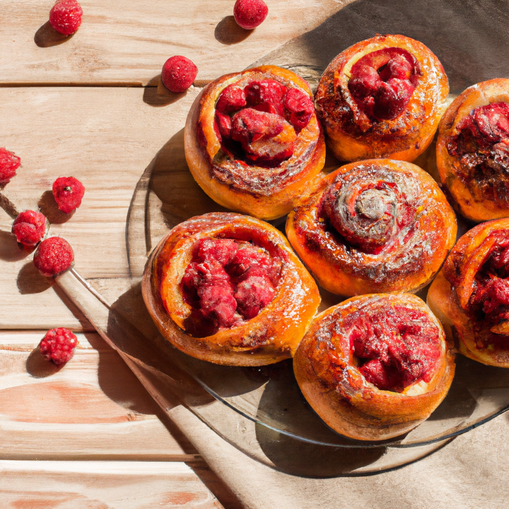 Raspberry Buns