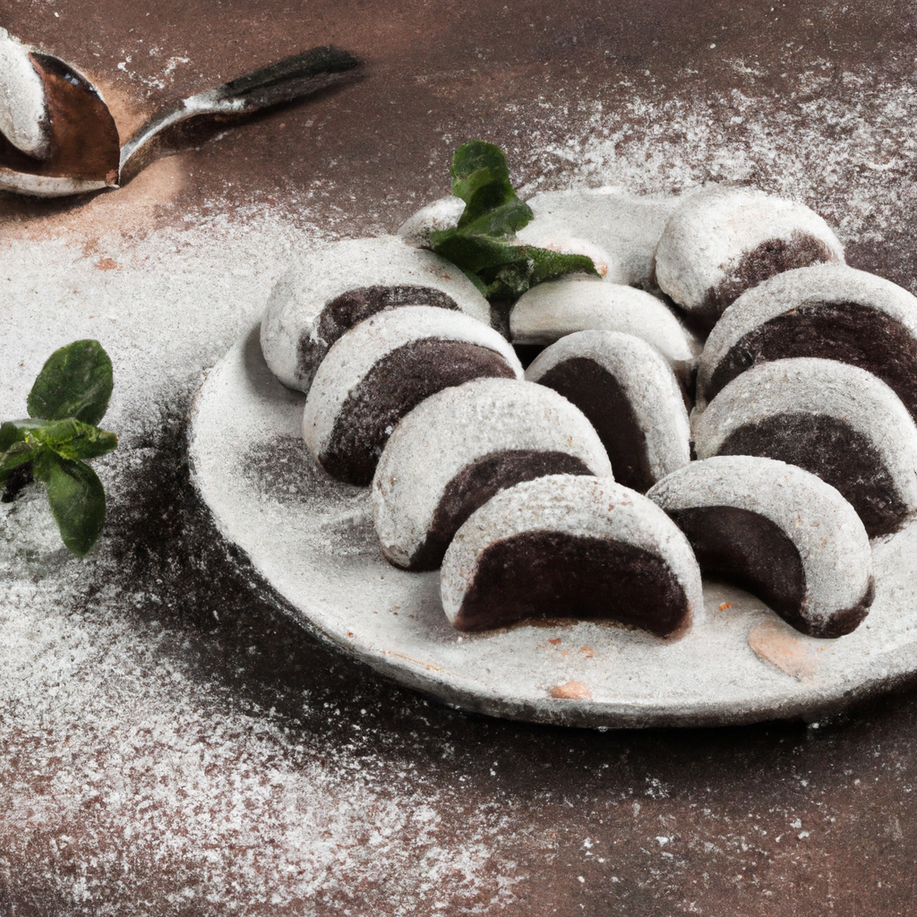 Mantecados De Chocolate Chocolate Shortbread Cookies