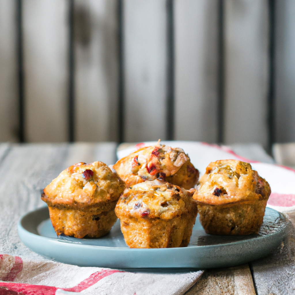 Low Fat Dried Cherry Muffins