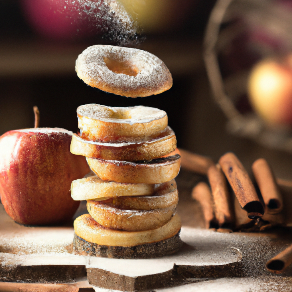 Fruchtige Apfel Zimt Kringel Fruity Apple Cinnamon Rings