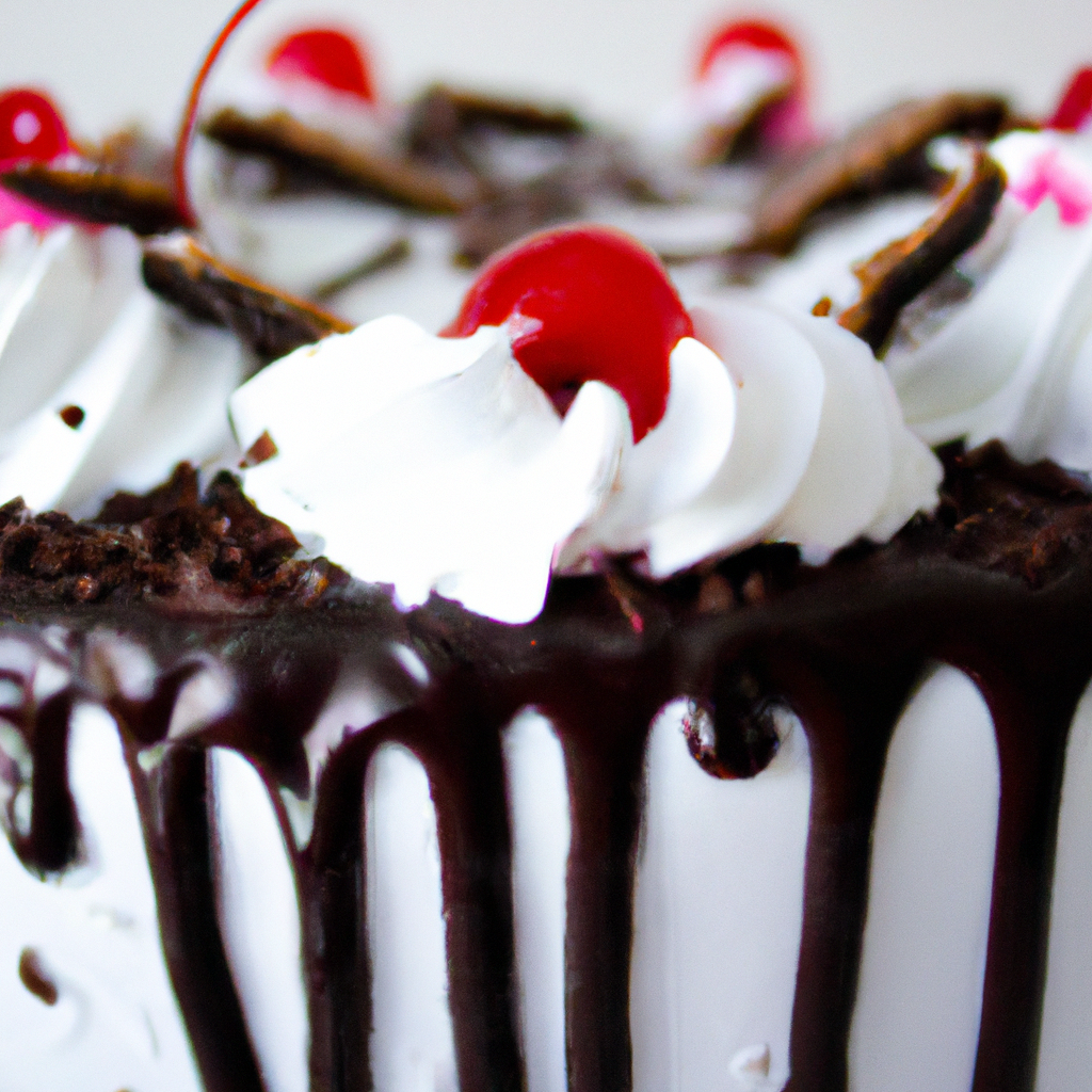 Schwarzw&auml;lder Kirschkuchen Black Forest Cake