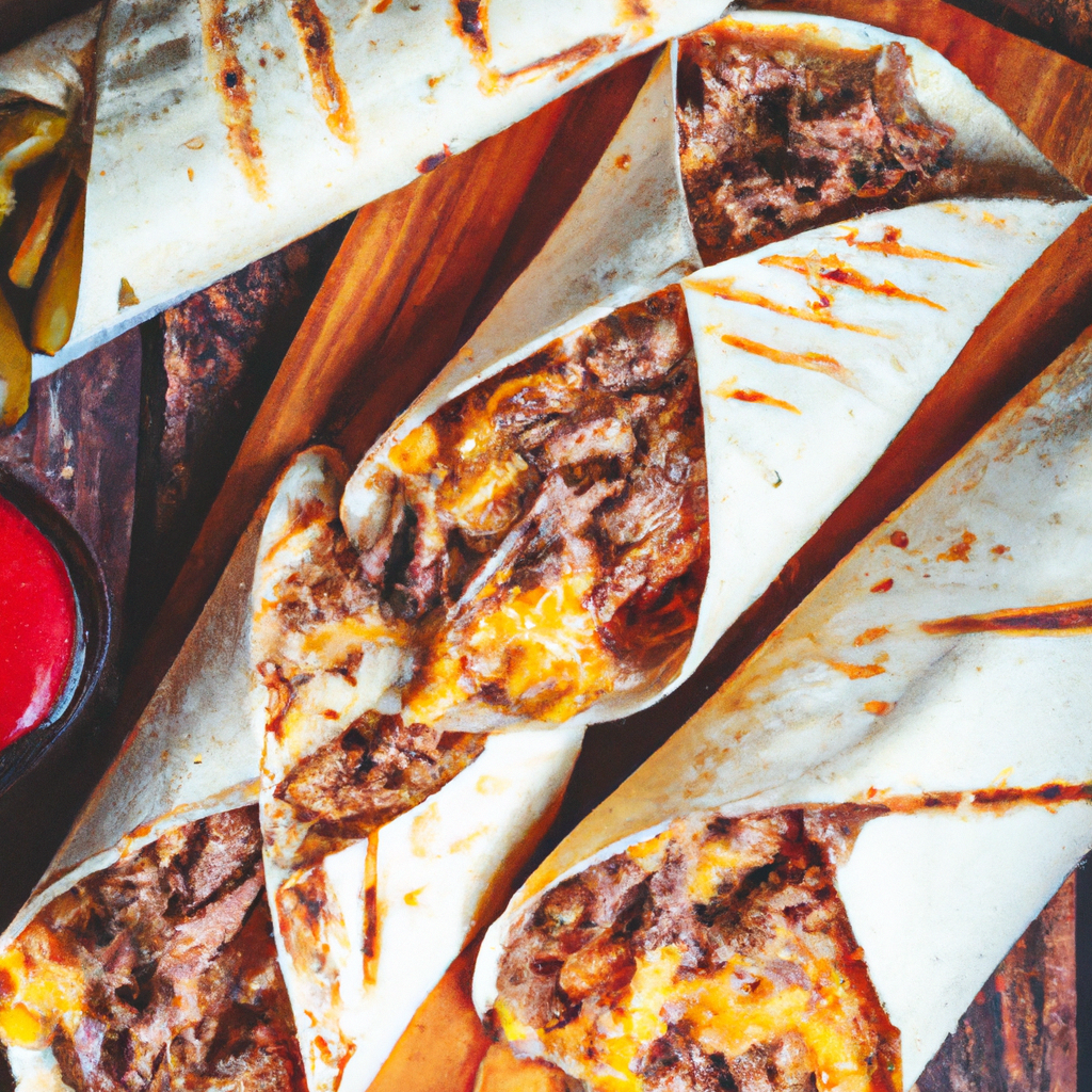 Chili Spiced Steak Wraps