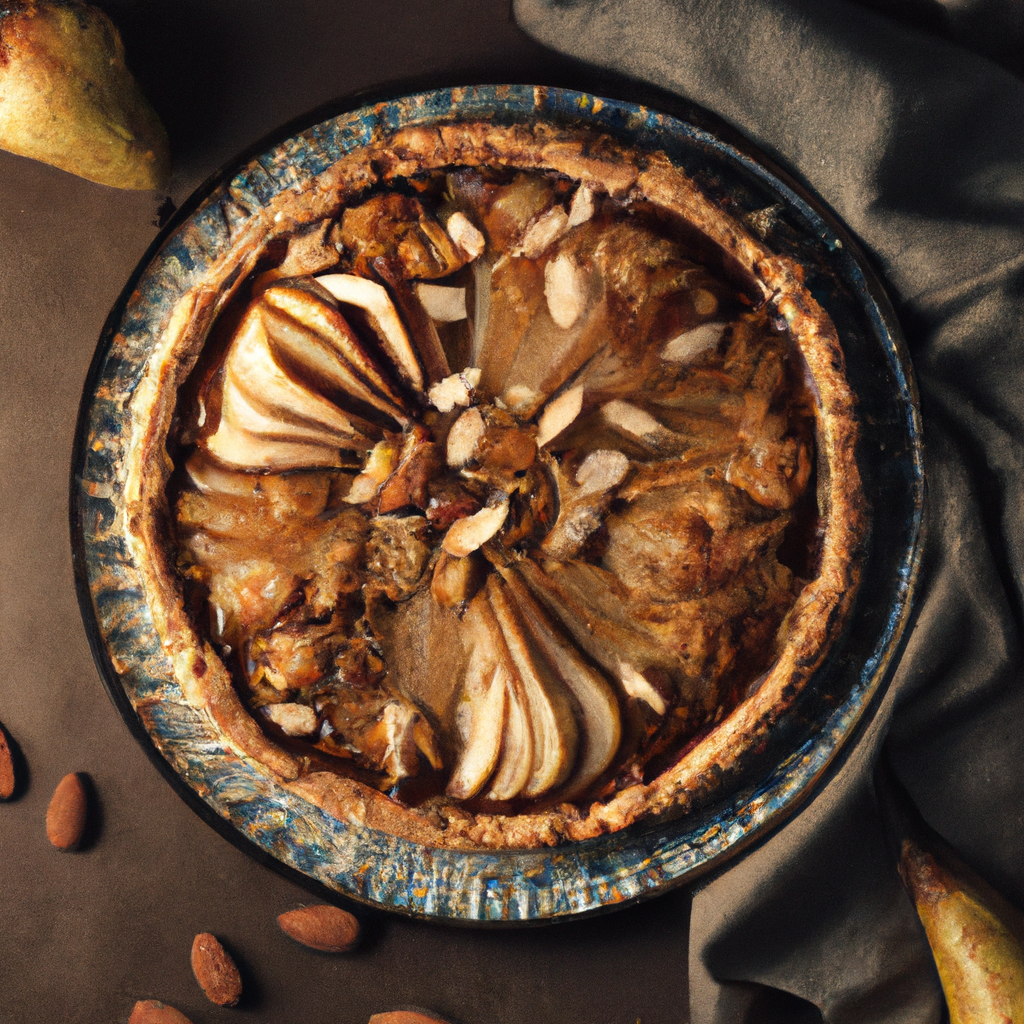 Marzipan Pear Tart