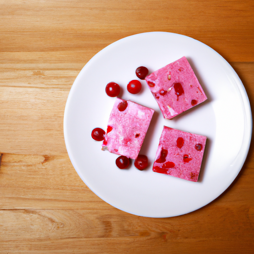 Cranberry And White Chocolate Fudge