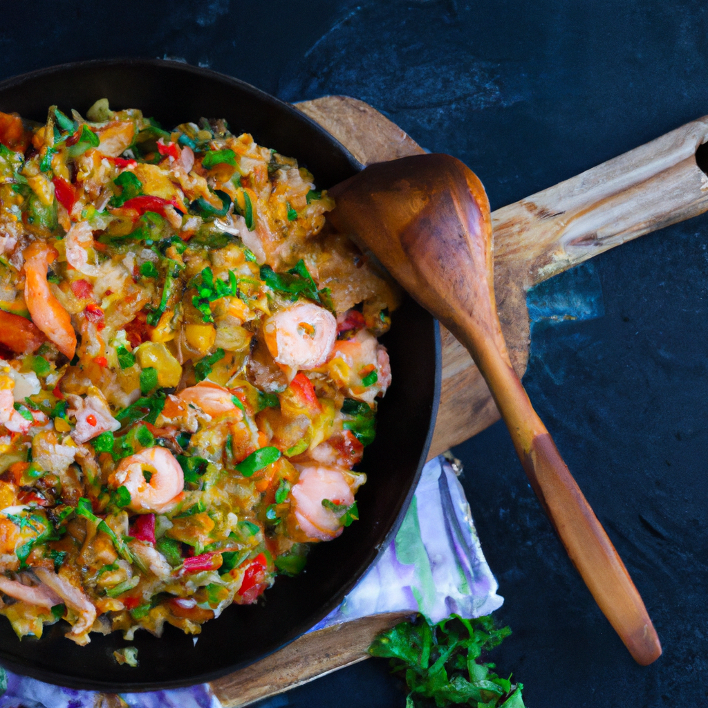 Shrimp Jambalaya Hash