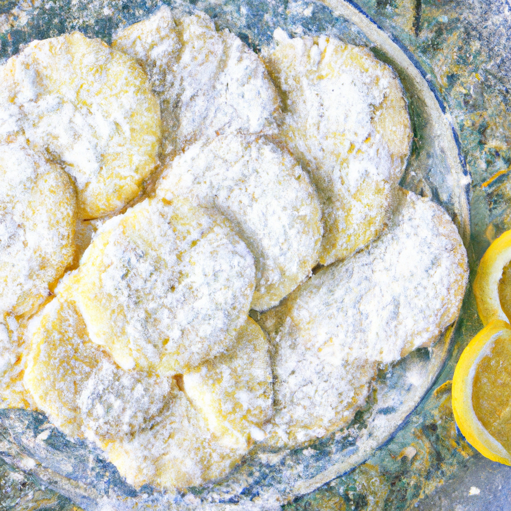 Galletas De Lim&oacute;n Lemon Cookies