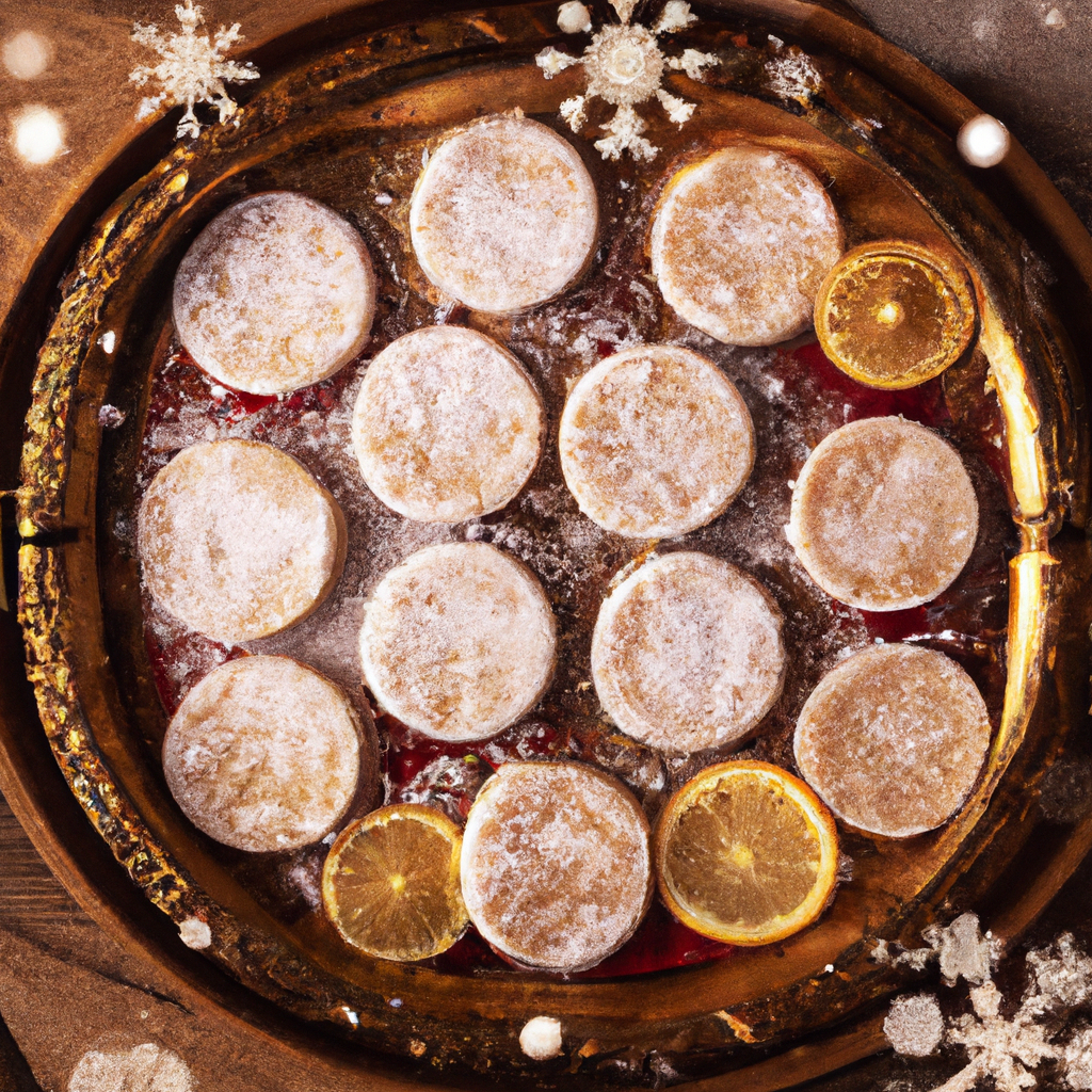 Weihnachtliche Punschtaler Christmas Punch Coins