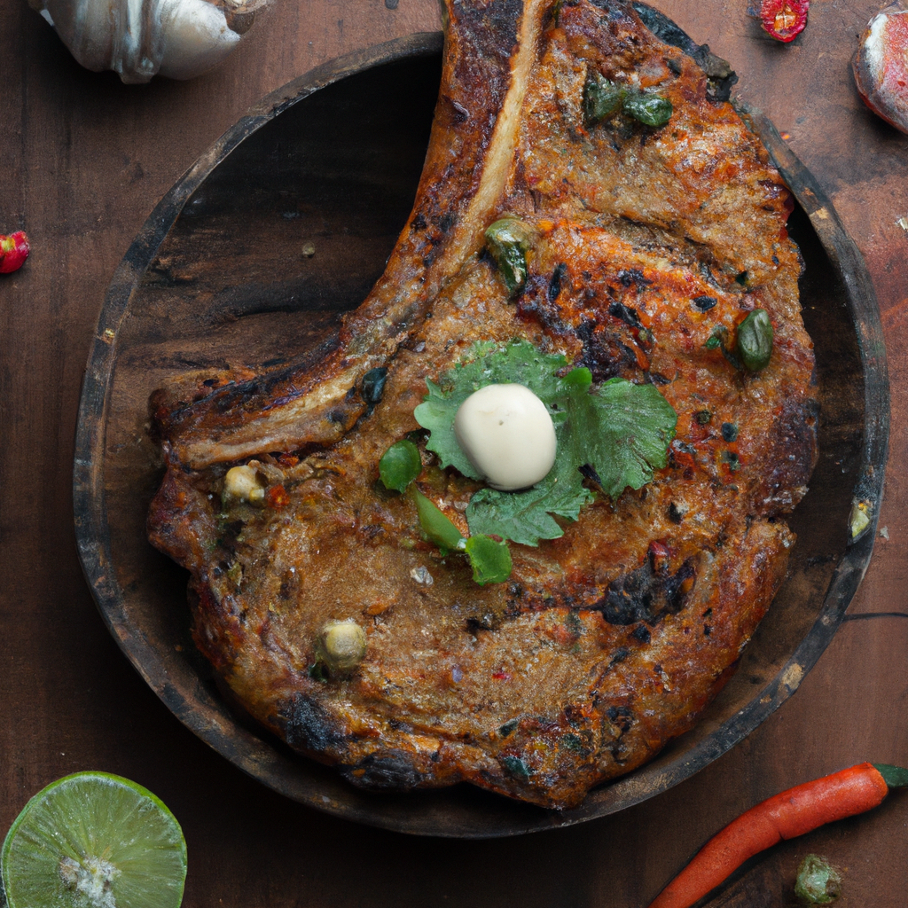 Chili Rubbed Pork Chops