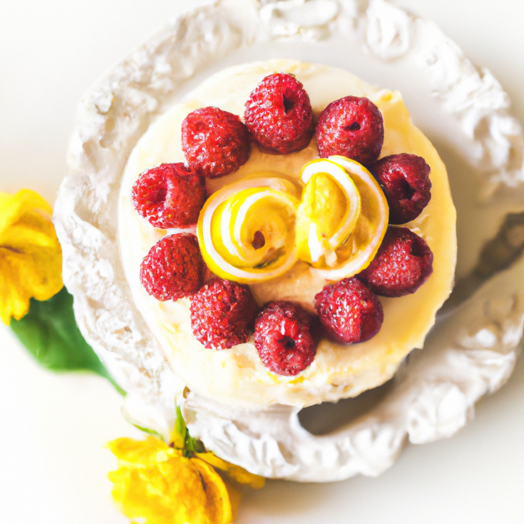 Lemon Raspberry Wedding Cake