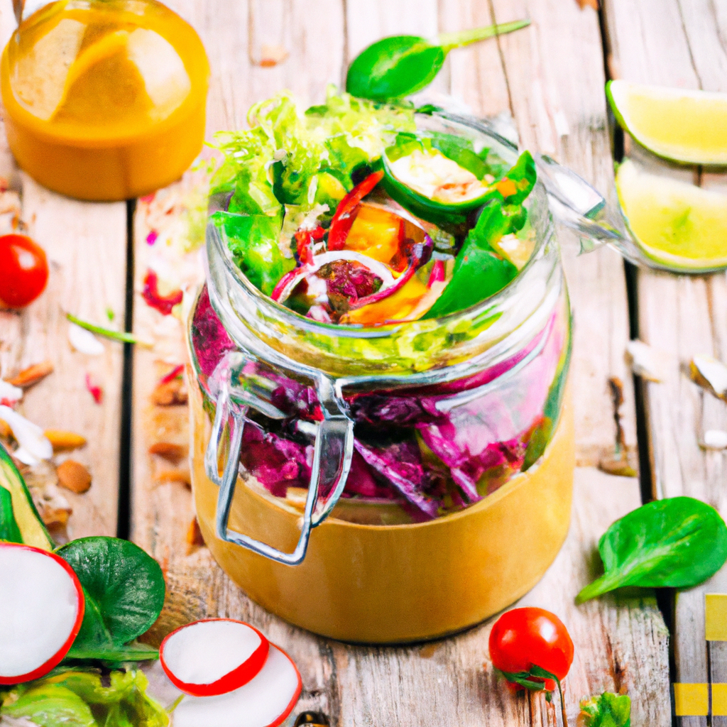 Creamy Ginger Lime Salad Dressing