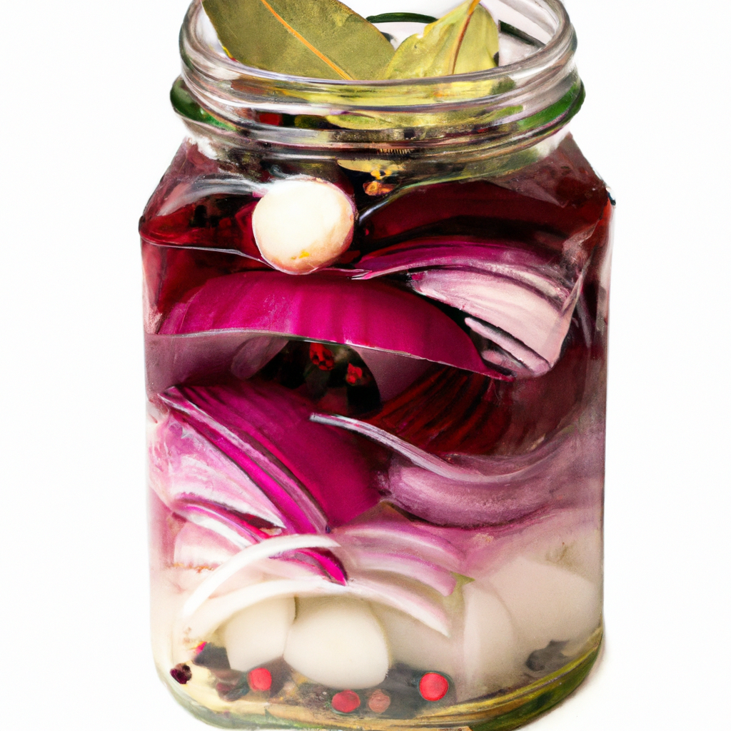 Fermented Red Onion Pickles