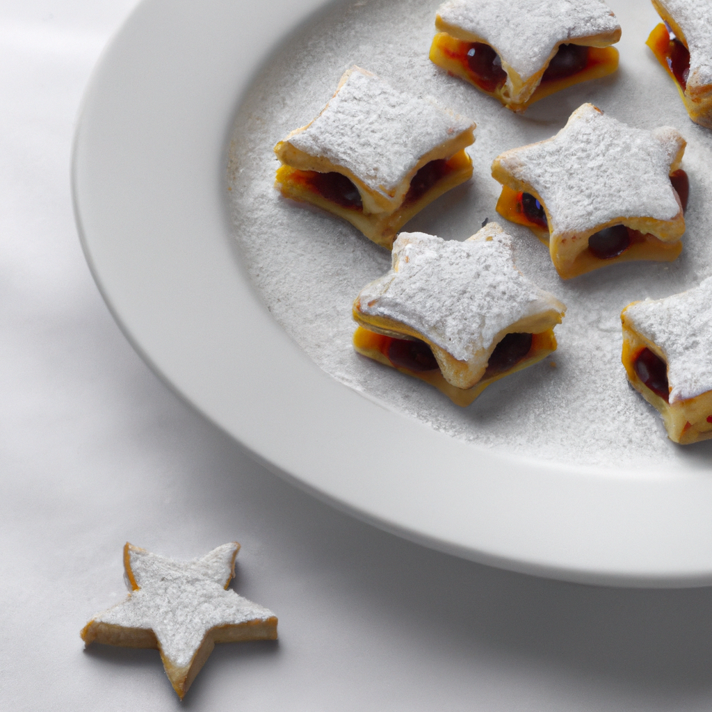 M&uuml;rbeteigsterne Shortcrust Stars