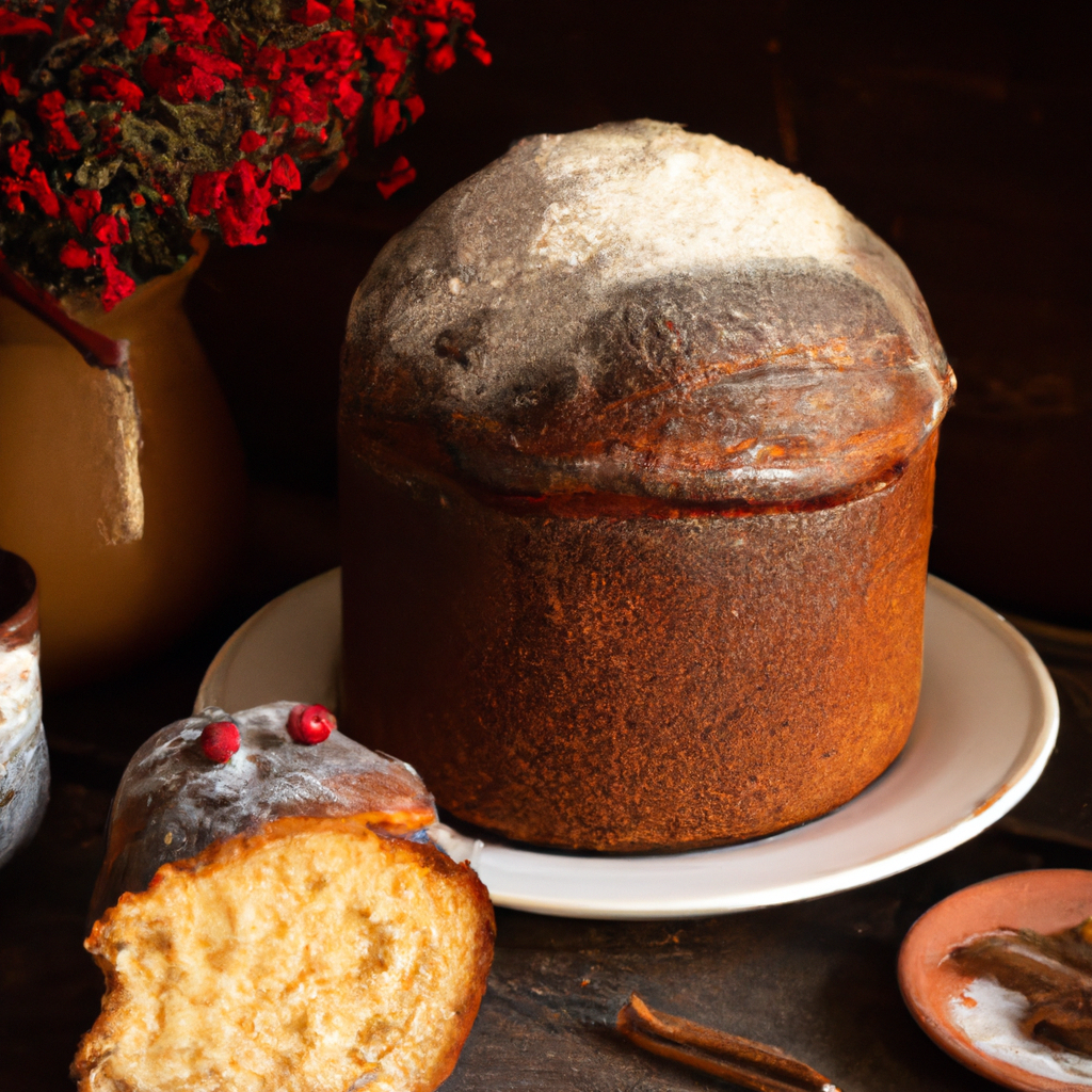 Kulich Style Fruit Bread