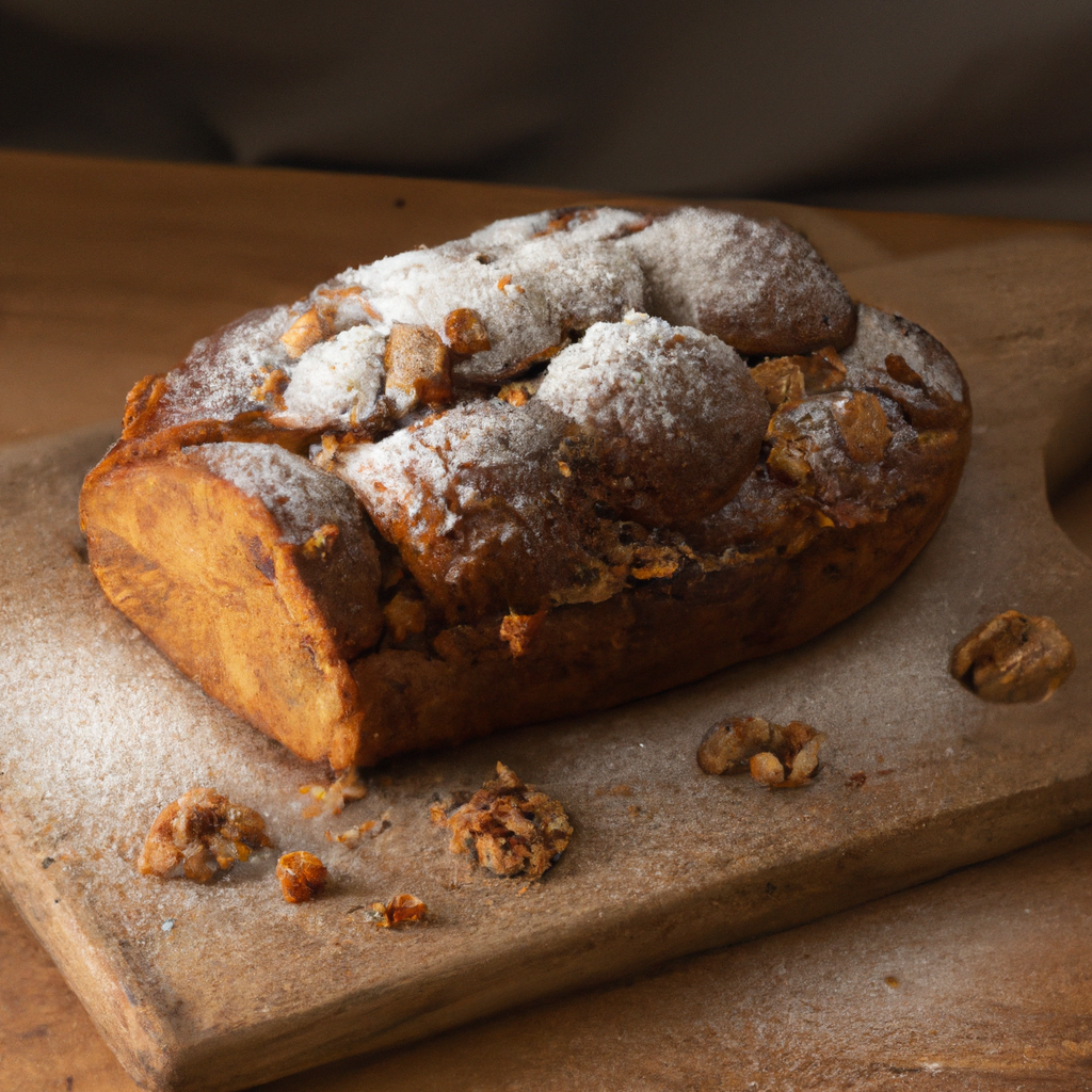 Nussbrot Mit Krokant Nut Bread With Caramel Brittle