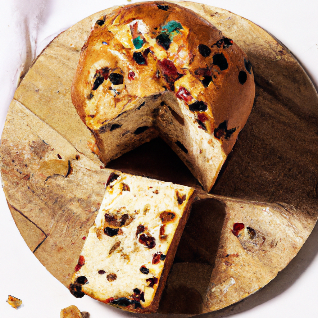 Panettone Traditional Christmas Fruit Bread