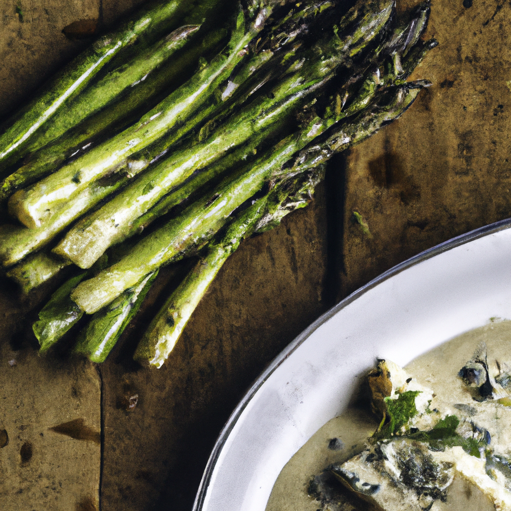 Asparagus With Blue Cheese Sauce