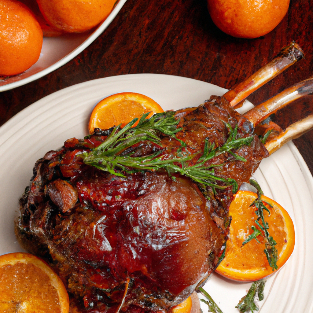 Cranberry Orange Roast Lamb