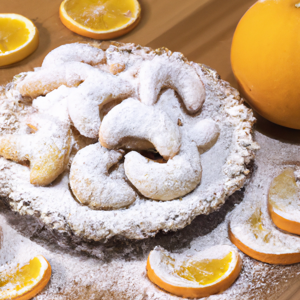 Orangenkipferl Orange Crescents