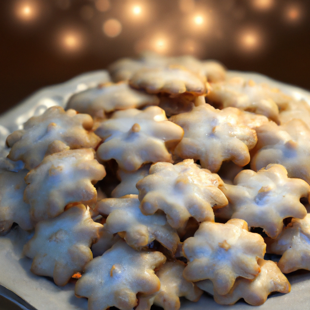 Mandel Schneeflocken Almond Snowflakes