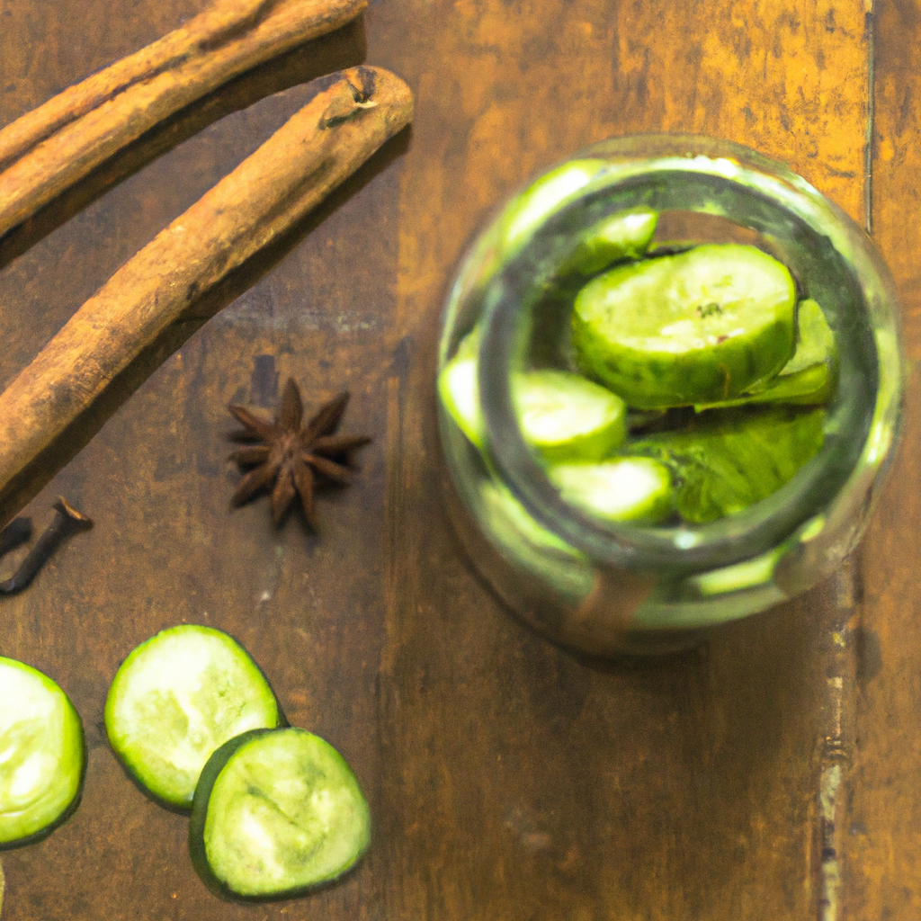 Cinnamon Cucumber Pickles