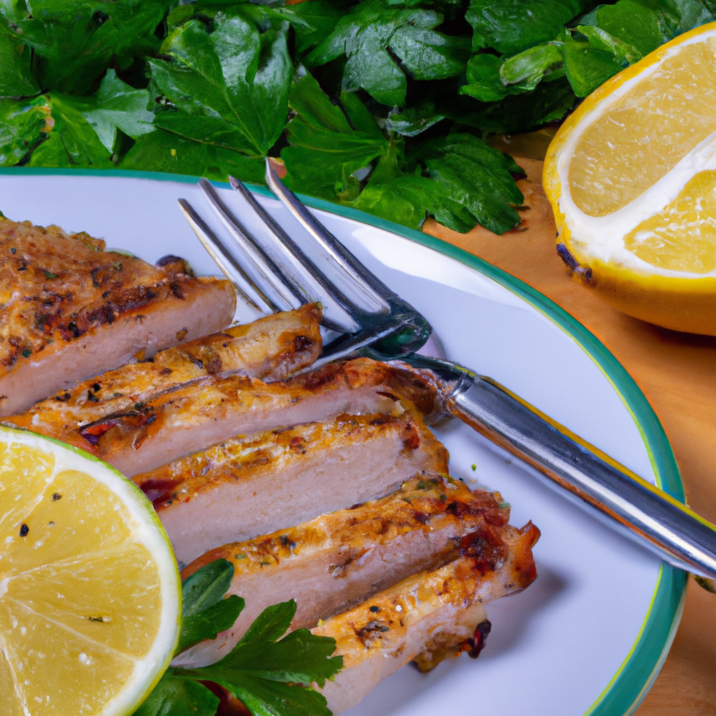 Lemon Macadamia Pork Chops