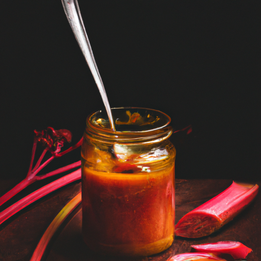 Fermented Rhubarb Chutney