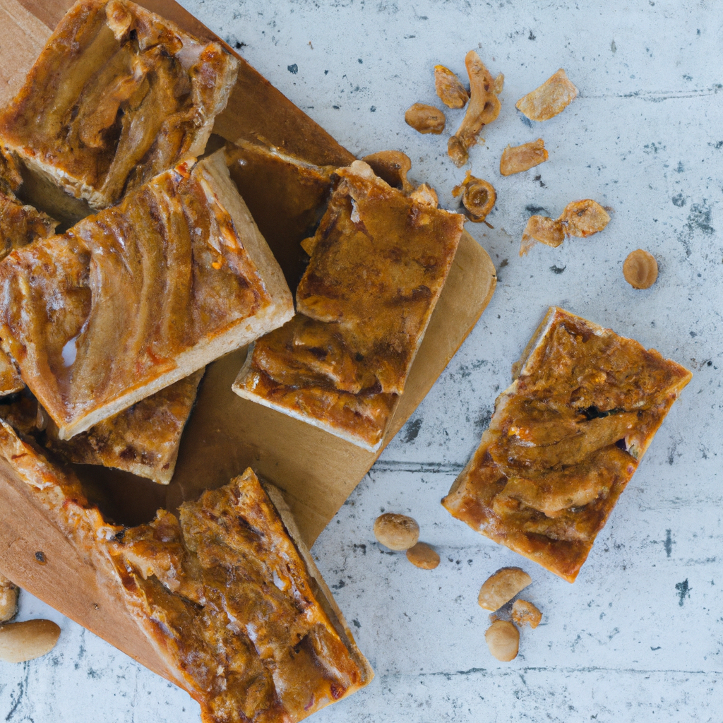 Peanutty Caramel Bars